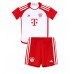 Maglie da calcio Bayern Munich Dayot Upamecano #2 Prima Maglia Bambino 2023-24 Manica Corta (+ Pantaloni corti)